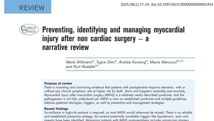 Silent but Deadly: Myocardial Injury After Noncardiac Surgery (MINS)