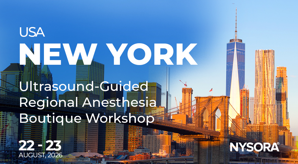 Ultrasound-Guided Regional Anesthesia Boutique Workshop