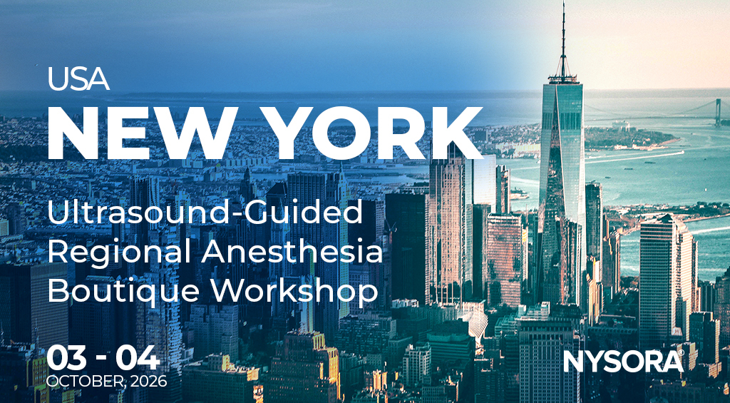 Ultrasound-Guided Regional Anesthesia Boutique Workshop