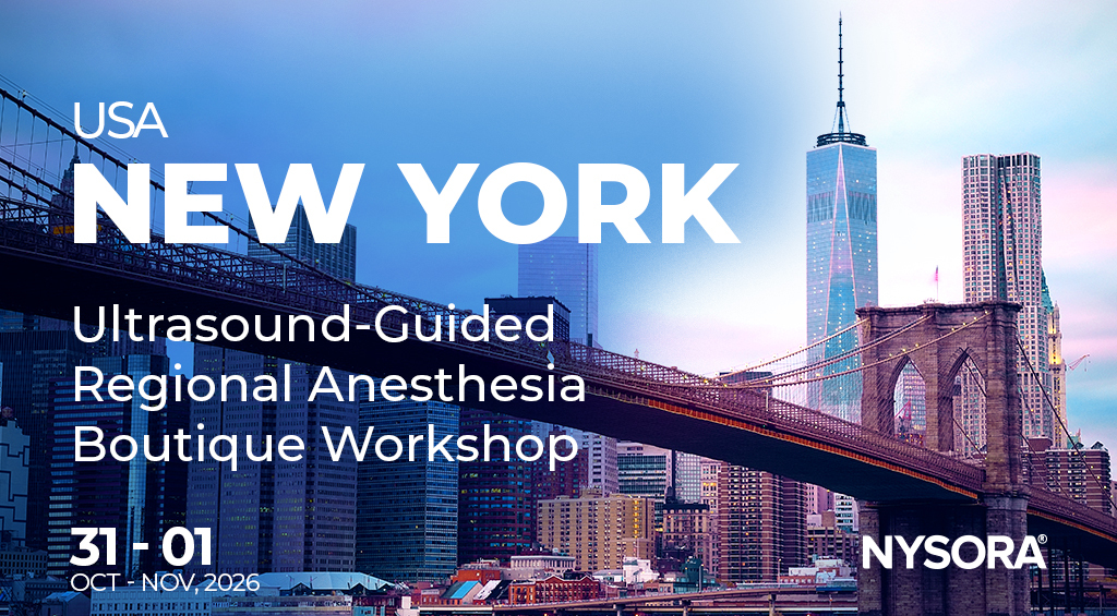 Ultrasound-Guided Regional Anesthesia Boutique Workshop