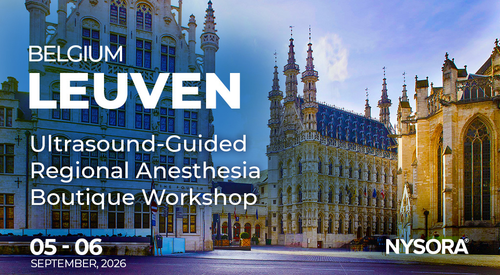 Ultrasound-Guided Regional Anesthesia Boutique Workshop